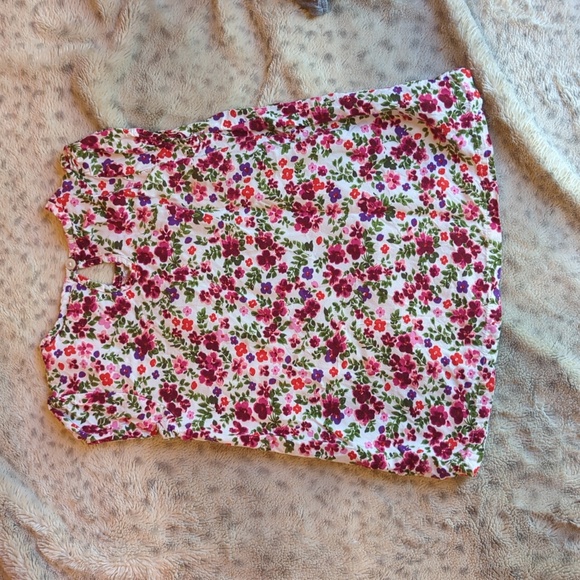 Crazy8 floral blouse Size (5-6) - Picture 3 of 4